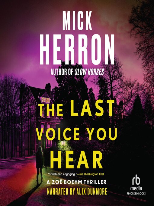 Title details for The Last Voice You Hear by Mick Herron - Wait list